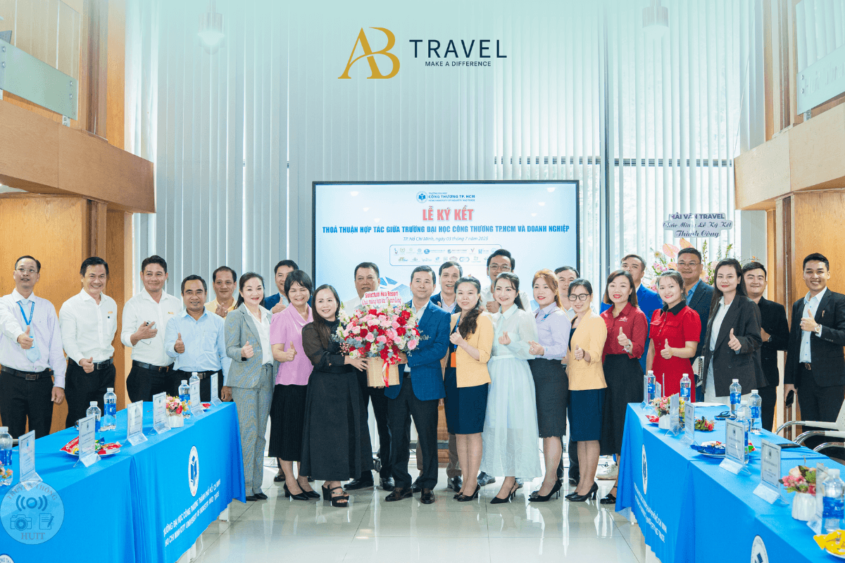 AB Travel đồng hành cùng ký kết MOU Khoa Du lịch & Ẩm thực – HUFI