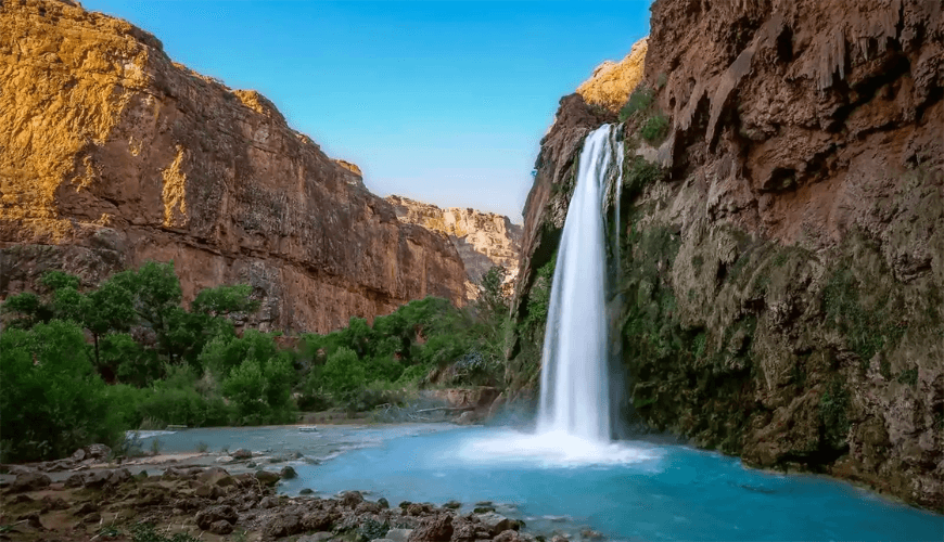 Quang cảnh xinh đẹp đến choáng ngợp của thác Havasupai - Du lịch Arizona