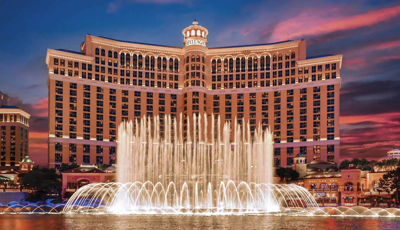 Đài phun nước Bellagio là biểu tượng của Las Vegas