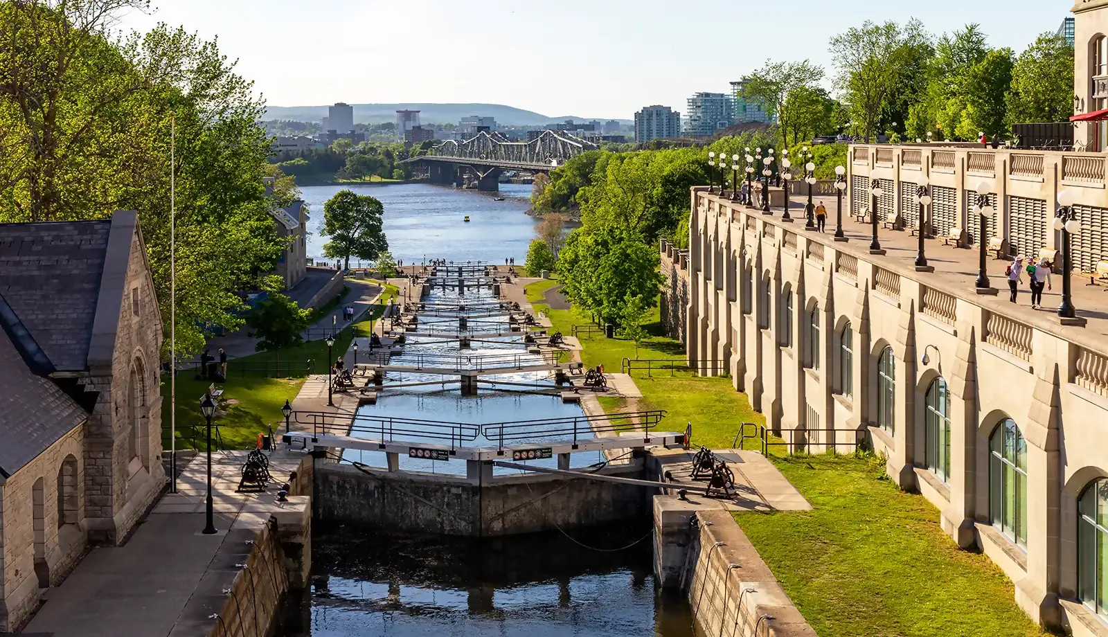 Kênh Rideau - con kênh lâu đời nhất ở Bắc Mỹ