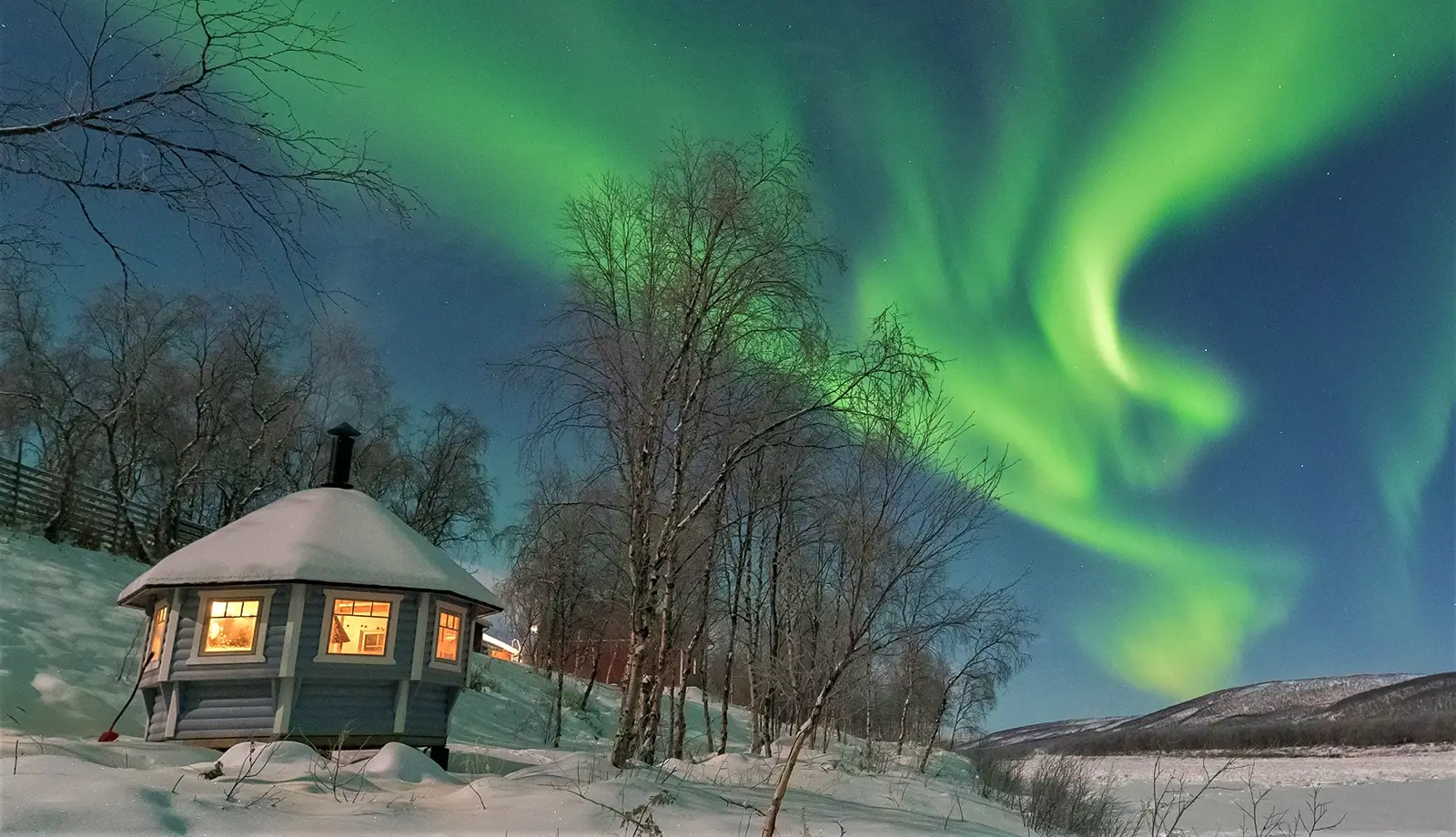 Thị trấn Utsjoki tỏa sáng cùng các màu sắc