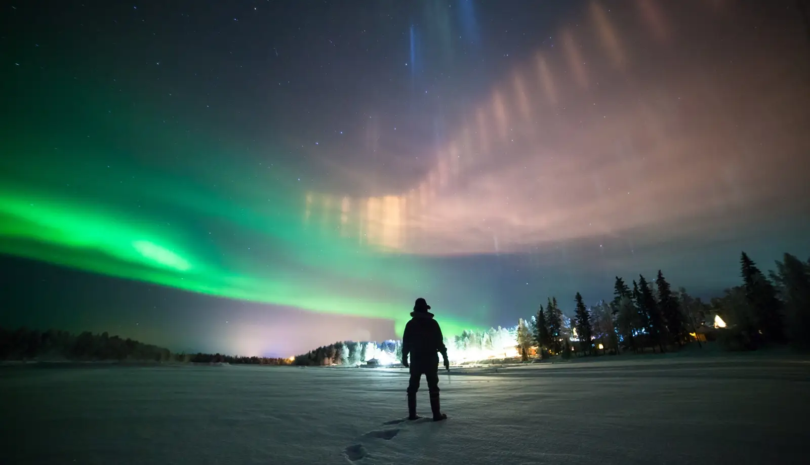 Muonio được nhiều người lựa chọn làm điểm đến ngắm cực quang