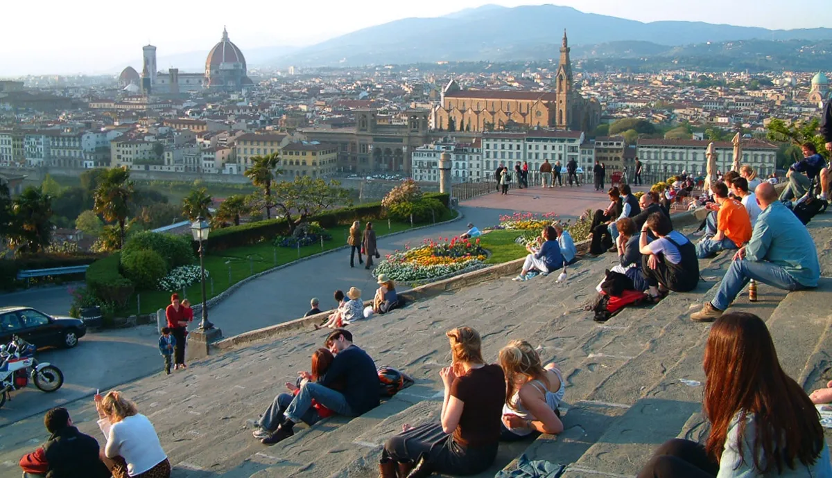 Quảng trường Michelangelo có lối kiến trúc độc đáo