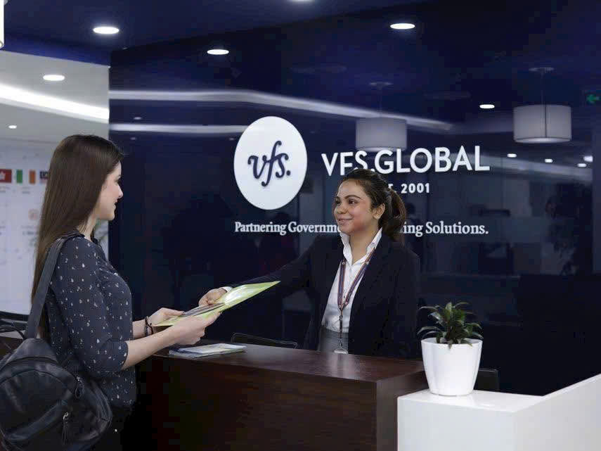Không gian tiếp nhận hồ sơ visa Đức tại Đà Nẵng 