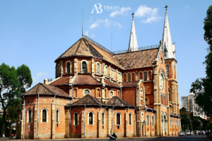 Notre-Dame Cathedral during Ho Chi Minh Tours